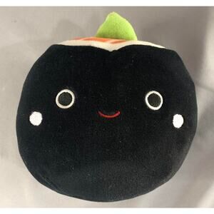 Sushi‎ Squishmallow 5” Shozo Black Sushi Roll Food Squad Plush Kelly Toy 2022